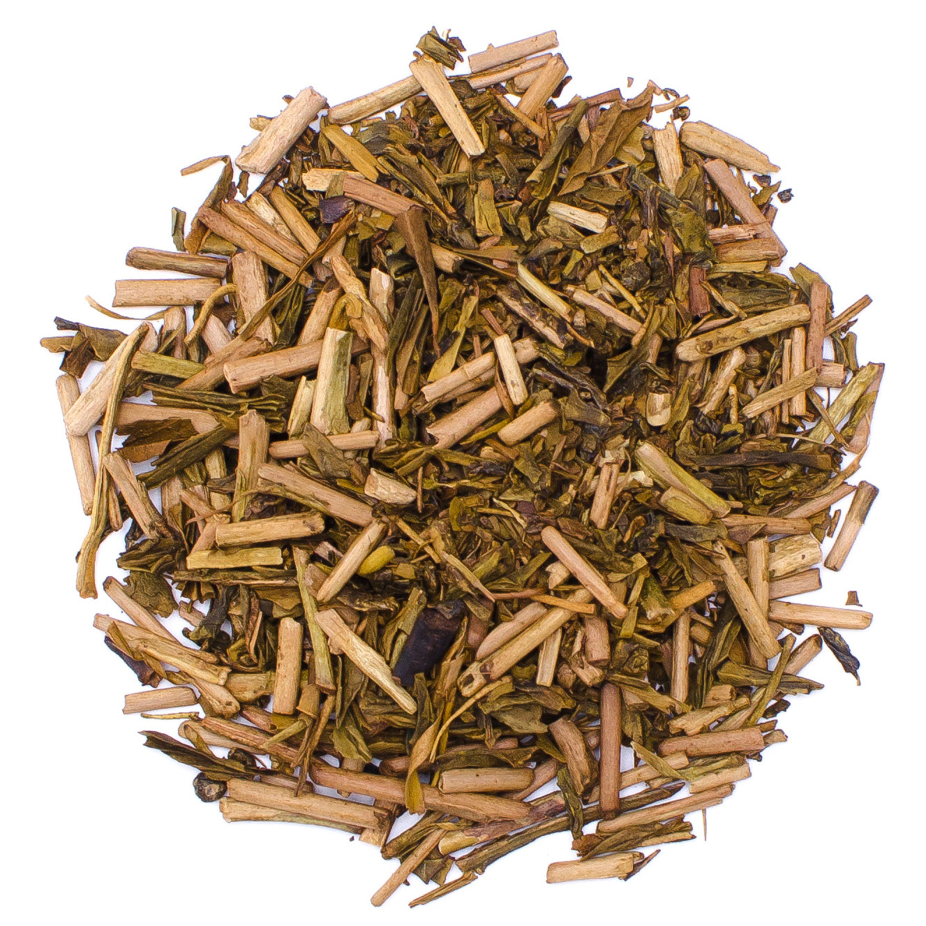 Pirított levelek és szárak keveréke