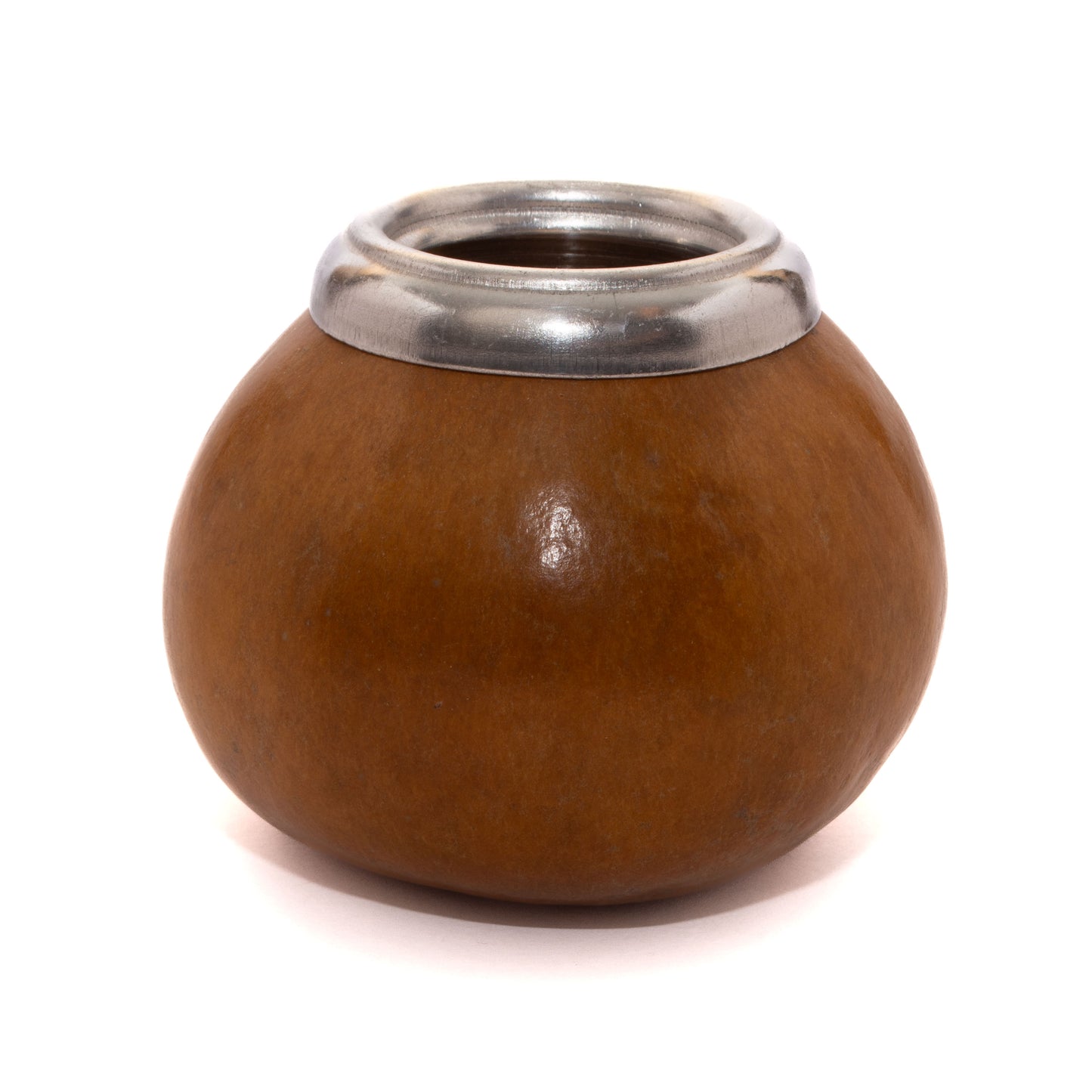 Világosbarna Mate tök fémgyűrűvel